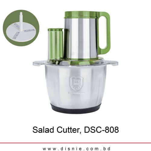 Disnie 8-in-1 DSC-808 Salad Cutter &amp;amp;amp;amp;amp;amp; Food Chopper 3.5L
