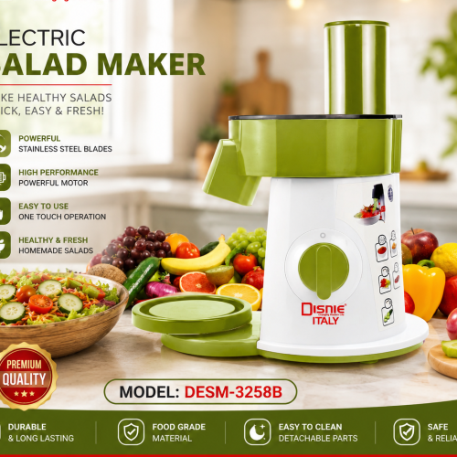 Disnie DESM-3258B Food Processor | Electric Vegetable &amp;amp;amp;amp;amp; Salad Cutter