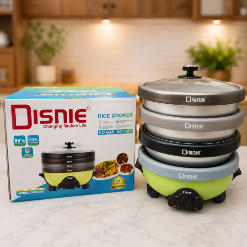 Disnie DMC4-55S Electric Multi Curry &amp;amp;amp;amp;amp;amp; Rice Cooker With Lid- 5.5 Ltr
