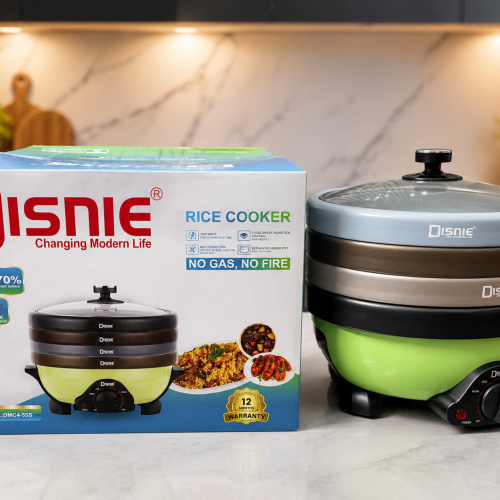 Disnie DMC4-55S Electric Multi Curry &amp;amp;amp;amp;amp;amp; Rice Cooker With Lid- 5.5 Ltr
