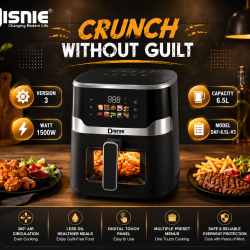 Disnie 6.5 Ltr DAF-6.5L-V3 Smart Digital Air Fryer Version-3