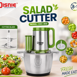 Disnie 8-in-1 DSC-808 Salad Cutter &amp;amp;amp;amp;amp;amp; Food Chopper 3.5L